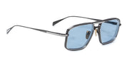 Ottica Mondello Roma - Jacques Marie Mage - JMMER-2H - EARL - ANTIQUE SILVER - Titanium - shape Navigator - Silver - EYEWEAR - SUNGLASSES - Unisex,Uomo,Donna,Women,Men - lens Blue - Made In Japan