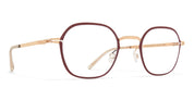Jes - champagne gold / cranberry rx