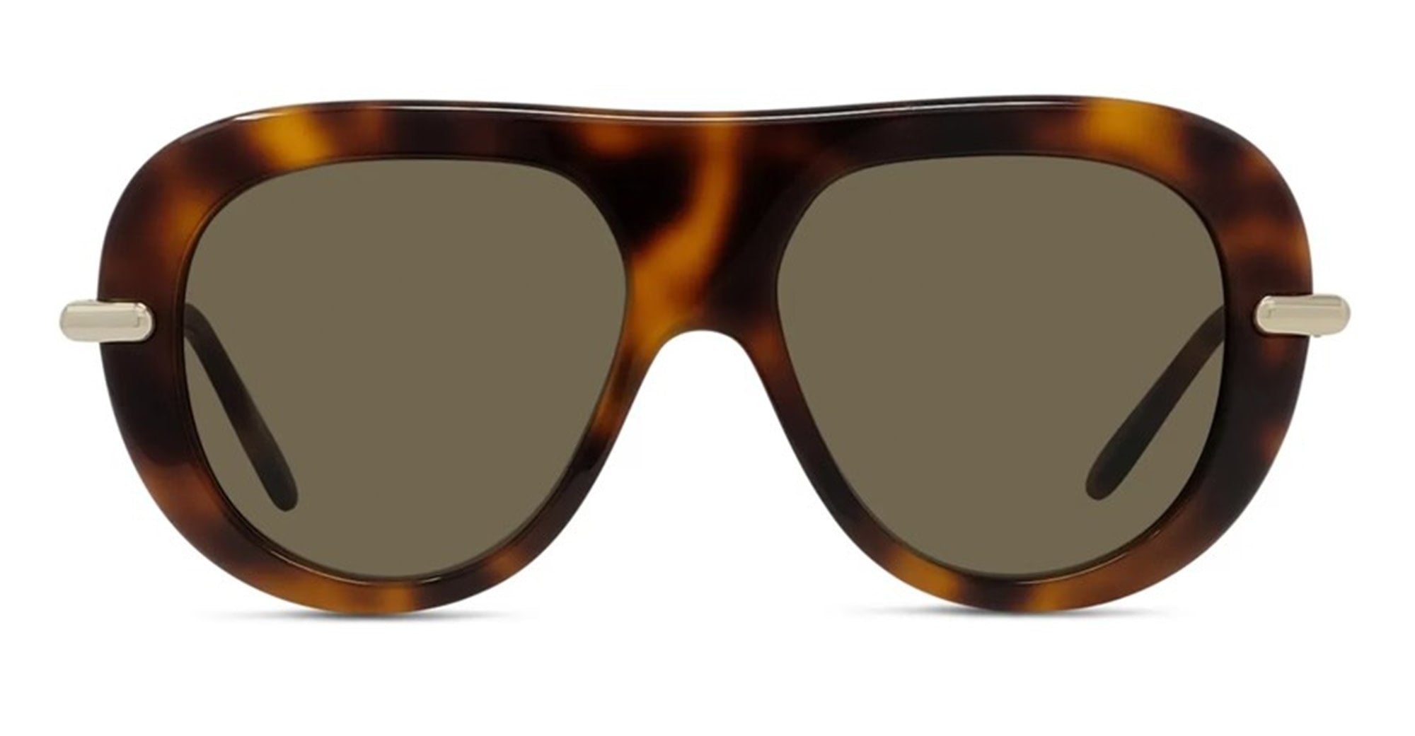 Ottica Mondello Roma - Loewe - LW40186I5252E - SLIM HAVANA PILOT SUNGLASSES - Acetate, metal - shape Pilot - Havana - EYEWEAR - SUNGLASSES - Donna,Women - lens Brown - Made In Italy