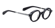 Ottica Mondello Roma - Jacques Marie Mage - JMMOGRX-13C - HARTIGAN - PHANTOM RX - Acetate - shape Round - Black - EYEWEAR - EYEGLASSES - Unisex,Uomo,Donna,Women,Men - lens Clear - Made In Japan