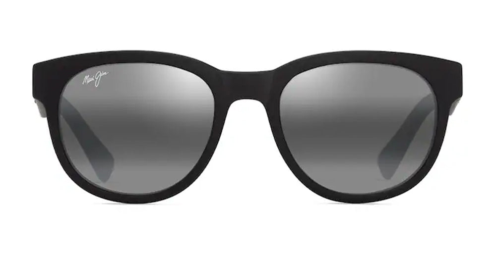 Ottica Mondello Roma - Maui Jim - MJ0668S-001 - MAOLI - MATTE BLACK / NEUTRAL GREY - nylon - shape Panto - Black - EYEWEAR - SUNGLASSES - Unisex,Uomo,Donna,Women,Men - lens Grey - Made In Japan
