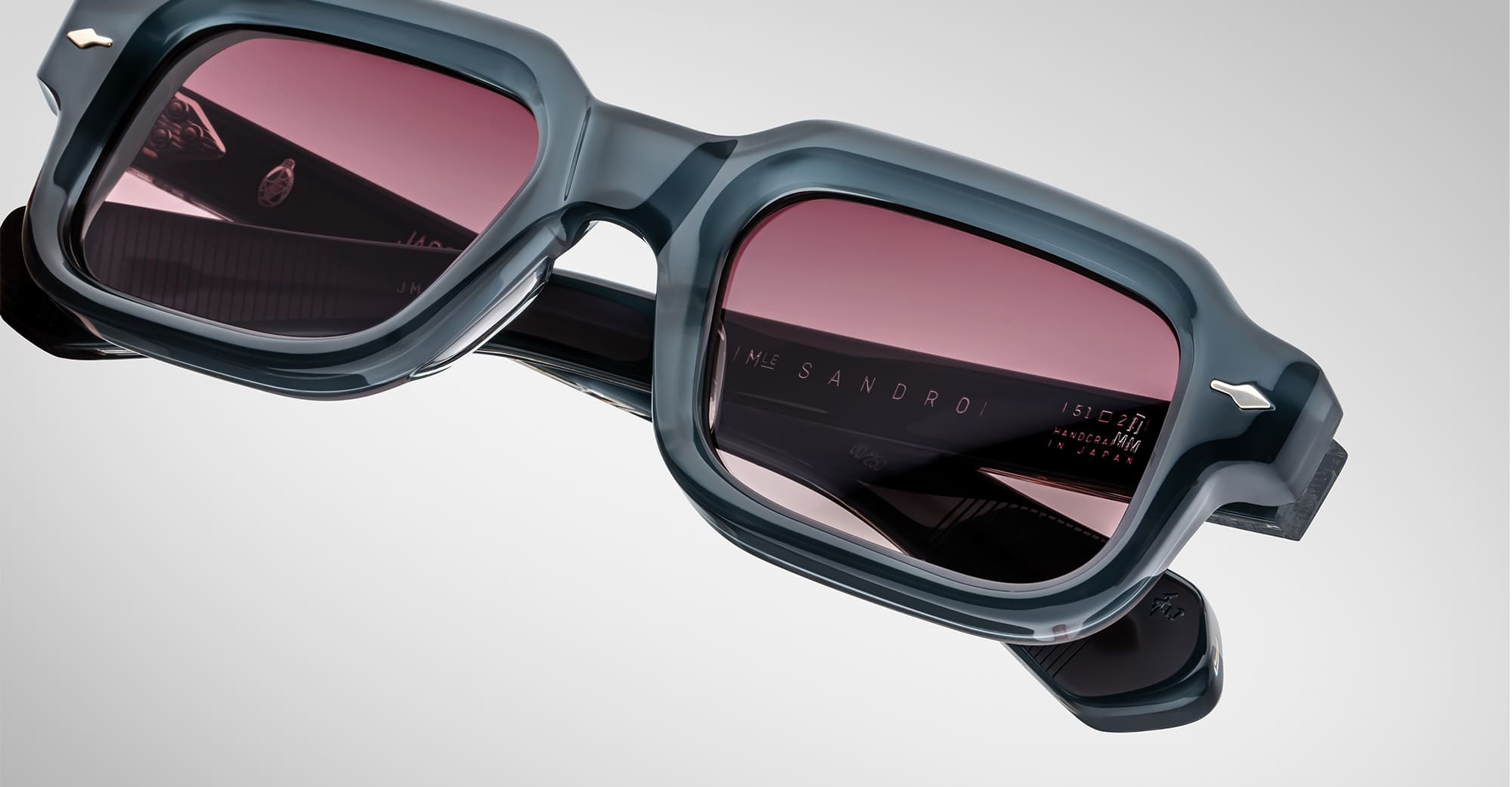 Ottica Mondello Roma - Jacques Marie Mage - JMMSN-13Y - SANDRO - MINK - Acetate - shape  -  - EYEWEAR - SUNGLASSES - Uomo,Men - lens  - Made In Japan