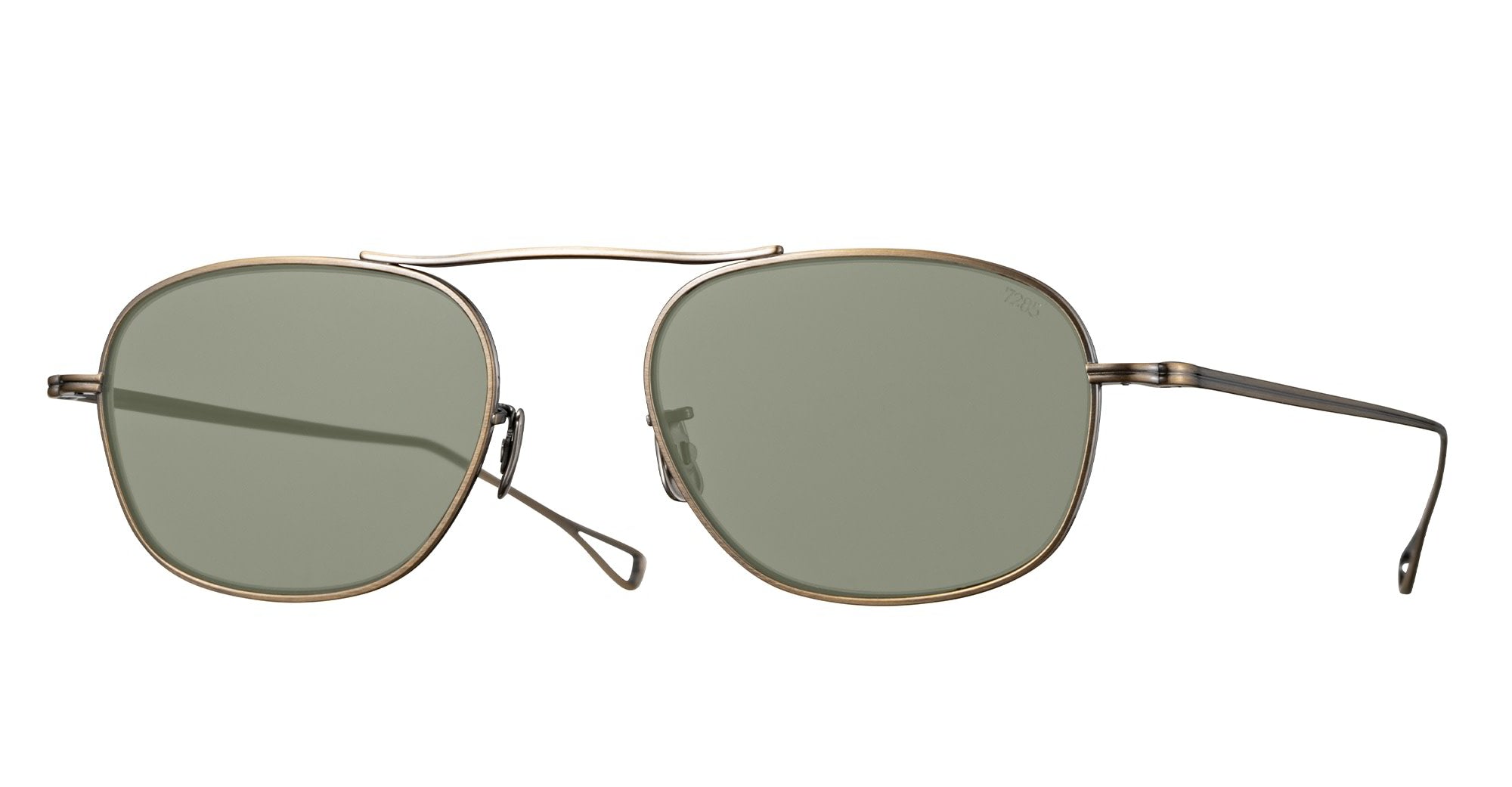 Ottica Mondello Roma - Eyevan - 1005-52-901-G-DK.G15 - 1005 - 901 DARK GOLD / G-15 LENS - Titanium - shape Round - Gold - EYEWEAR - SUNGLASSES - Unisex,Uomo,Donna,Women,Men - lens Green - Made In Japan