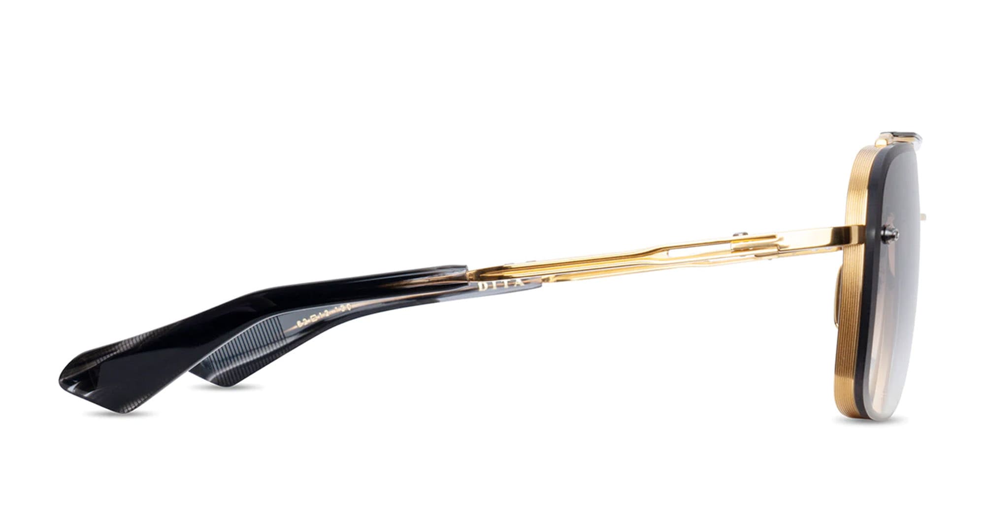 Mach-six - yellow gold / black rhodium