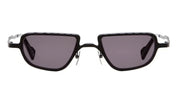 Ottica Mondello Roma - Kuboraum - KRSZ28BM0000002Y - MASK Z28 BM - MATTE BLACK - metal, acetate - shape Oval - Black - EYEWEAR - SUNGLASSES - Unisex,Uomo,Donna,Women,Men - lens Grey - Made In Italy