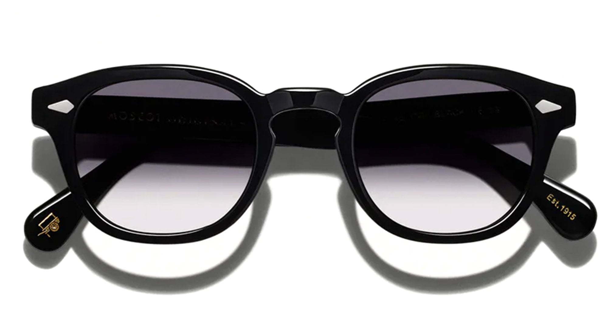  CUSTOM AMERICAN GREY FADE - Acetate - shape  - Black - EYEWEAR - SUNGLASSES - Unisex,Uomo,Donna,Women,Men - lens  - Made In China