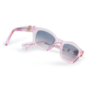 Ottica Mondello Roma - T HENRI - AUAP - AURELIA - PAMPELONNE - Acetate - shape Squared - pink - EYEWEAR - SUNGLASSES - Unisex,Uomo,Donna,Women,Men - lens Gradient blue - Made In Japan
