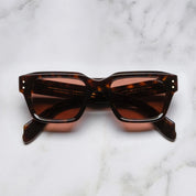 Ottica Mondello Roma - Cutler and Gross - CGSN-1432-51-02 - 1432 - DARK TURTLE - Acetate - shape Squared - Tortoise - EYEWEAR - SUNGLASSES - Unisex,Uomo,Donna,Women,Men - lens Clear - Made In Italy