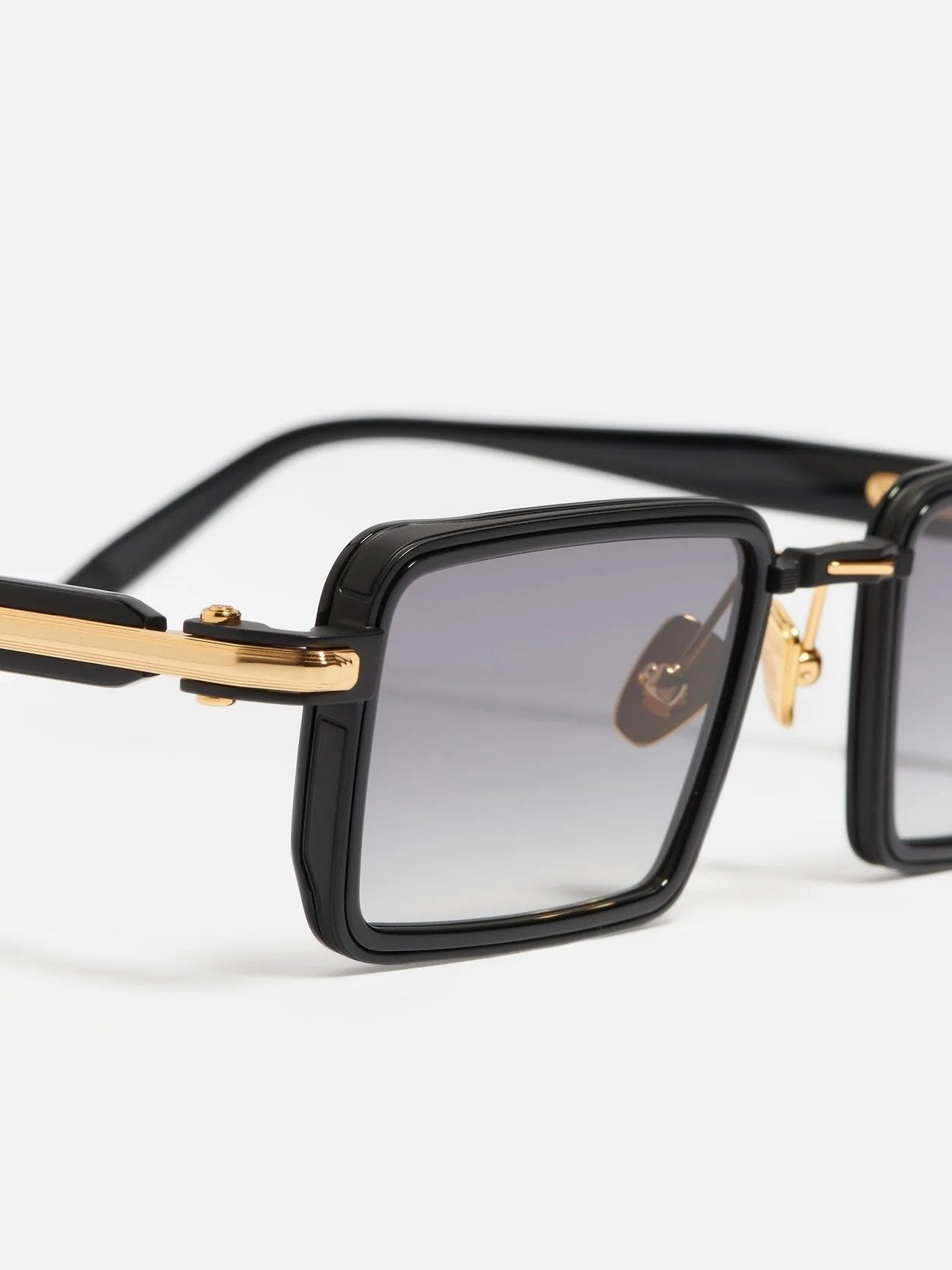 Ottica Mondello Roma - John Dalia - JUNO-C302 - JUNO - C302 - Shiny Black / Carbon Effect / Yellow - Metal - shape Rectangular - Black - EYEWEAR - SUNGLASSES - Unisex,Uomo,Donna,Women,Men - lens Grey - Made In France