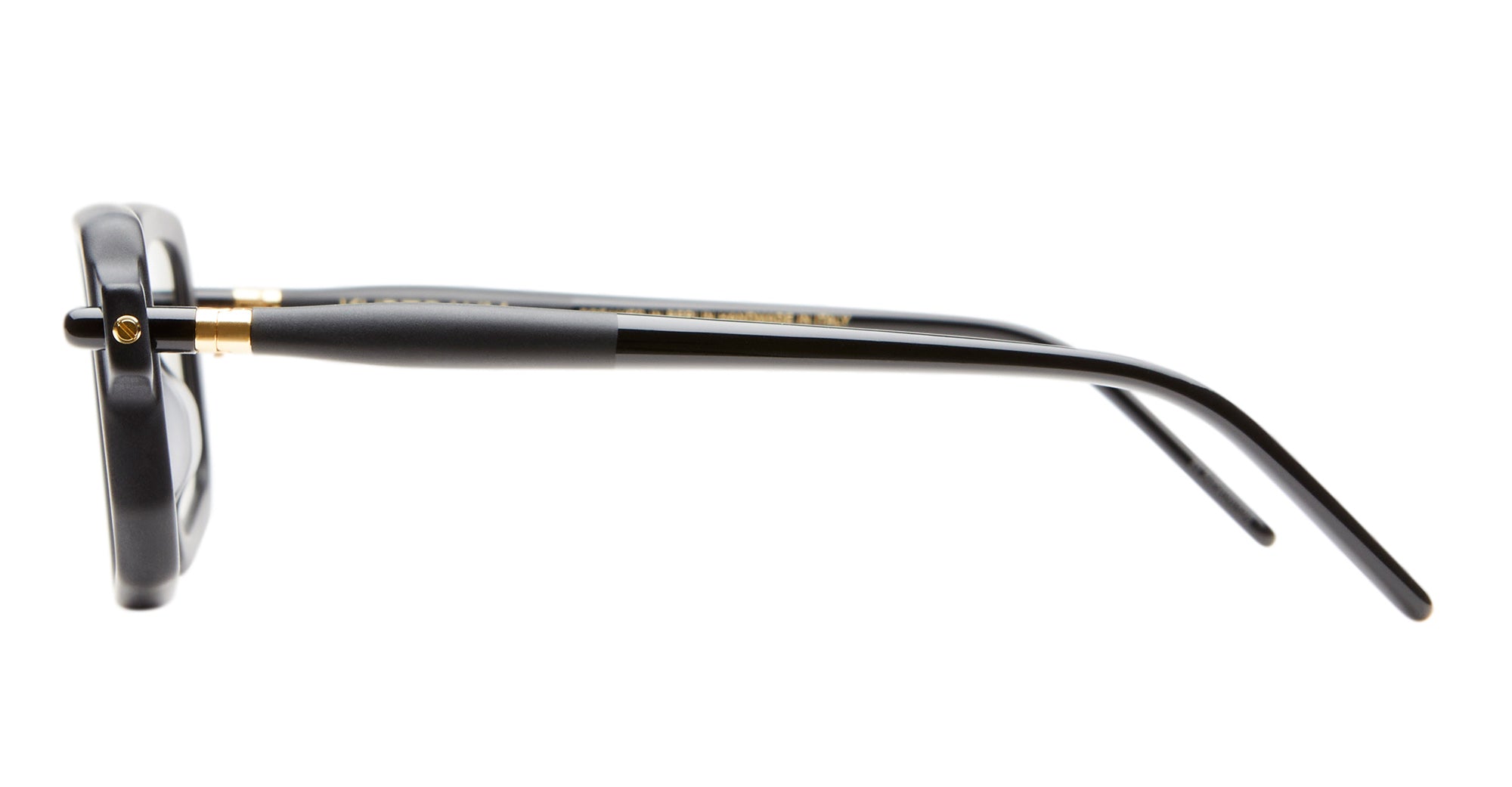 Ottica Mondello Roma - Kuboraum - KRSP23BM0000002F - MASK P23 - BLACK MATT - Acetate - shape Rectangular - Black - EYEWEAR - SUNGLASSES - Unisex,Uomo,Donna,Women,Men - lens light grey - Made In Italy