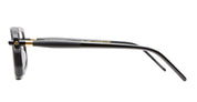 Ottica Mondello Roma - Kuboraum - KRSP23BM0000002F - MASK P23 - BLACK MATT - Acetate - shape Rectangular - Black - EYEWEAR - SUNGLASSES - Unisex,Uomo,Donna,Women,Men - lens light grey - Made In Italy