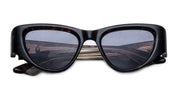Ottica Mondello Roma - Jacques Marie Mage - J-ESN-SM-P5013V-OS - SEYMOUR - BEAU - Acetate - shape Cat-eye - Havana - EYEWEAR - SUNGLASSES - Donna,Women - lens purple - Made In Japan