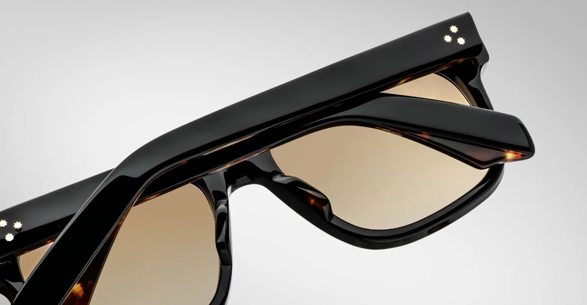 Ottica Mondello Roma - Jacques Marie Mage - JMMYVRX-15A - YVES - NOIR 15 - Acetate - shape Squared - Black - EYEWEAR - SUNGLASSES - Unisex,Uomo,Donna,Women,Men - lens yellow - Made In Japan