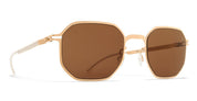 Ottica Mondello Roma - Mykita - 10088165 - ML15 - Light Champagne Gold /  Leica Brown Lens - stainless steel - shape  - Gold - EYEWEAR - SUNGLASSES - Unisex,Uomo,Donna,Women,Men - lens  - Made In Germany