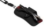 Ottica Mondello Roma - Jacques Marie Mage - JMMHTC-A4 - JMM EYEWEAR CASE - HUNTER - BLACK - Leather - shape Eyewear case - Black - ACCESSORI - ACCESSORIES - Unisex,Uomo,Donna,Women,Men - lens  - Made In Italy