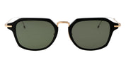 Ottica Mondello Roma - Thom Browne - UES423A-G0003-001-52 - RECTANGULAR - BLACK / GOLD - Acetate - shape Rectangular - Black - EYEWEAR - SUNGLASSES - Uomo,Men - lens Green - Made In Japan