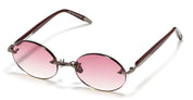 Ottica Mondello Roma - John Dalia - R05-C562 - R05 -  C562 Ruthenium Plated - stainless steel - shape Oval - green, gold - EYEWEAR - SUNGLASSES - Unisex,Uomo,Donna,Women,Men - lens red - Made In France