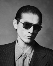 Ottica Mondello Roma - Jacques Marie Mage - JMMER-C7 - EARL - CIA - Titanium - shape Navigator - Gold - EYEWEAR - SUNGLASSES - Unisex,Uomo,Donna,Women,Men - lens Black - Made In Japan