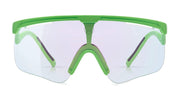 Ottica Mondello Roma - Alba Optics - 8050054518435 - DELTA - PISTACHIO / VZUM F-LENS FIRE - Tr90 - shape Mask - green - EYEWEAR - SUNGLASSES - Unisex,Uomo,Donna,Women,Men - lens red - Made In Italy