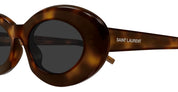 Ottica Mondello Roma - Saint Laurent - SL 594-009 - SL 594-009 - HAVANA - Acetate - shape Oval - Havana - EYEWEAR - SUNGLASSES - Donna,Women - lens Grey - Made In Italy