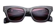 Ottica Mondello Roma - Jacques Marie Mage - JMMDE-4E - PATTI SMITH FOR JMM: DEALAN - MAUVAIS SANG - Acetate - shape Squared - grey - EYEWEAR - SUNGLASSES - Unisex,Uomo,Donna,Women,Men - lens red - Made In Japan