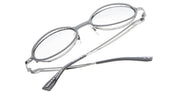 Ottica Mondello Roma - Kuboraum - KRSH18BM0000004G - MASK H18 - BLACK MATTE - Metal - shape Oval - Black - EYEWEAR - SUNGLASSES - Unisex,Uomo,Donna,Women,Men - lens light grey - Made In Italy