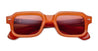 Ottica Mondello Roma - Jacques Marie Mage - JMMSN-6R - SANDRO - STINGRAY  - Acetate - shape Rectangular - orange - EYEWEAR - SUNGLASSES - Donna,Women - lens orange - Made In Japan