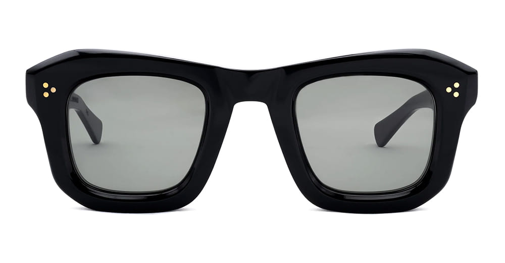  GREY LENS - Acetate - shape  - Black - EYEWEAR - SUNGLASSES - Unisex,Uomo,Donna,Women,Men - lens  - Made In Japan