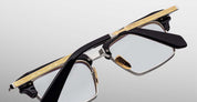 Ottica Mondello Roma - Jacques Marie Mage - JMMILRX-10A - ALIN - NOIR X RX - Acetate, titanium - shape Clubmaster - Black - EYEWEAR - EYEGLASSES - Unisex,Uomo,Donna,Women,Men - lens Clear - Made In Japan