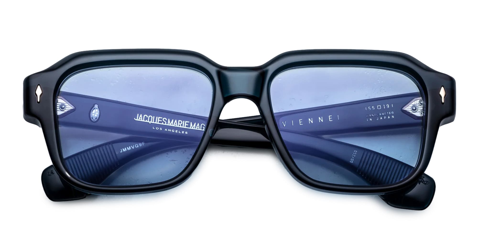 Ottica Mondello Roma - Jacques Marie Mage - JMMVQ-9F - VIVIENNE - INDIGO - Acetate - shape  - blue - EYEWEAR - SUNGLASSES - Unisex,Uomo,Donna,Women,Men - lens  - Made In Japan