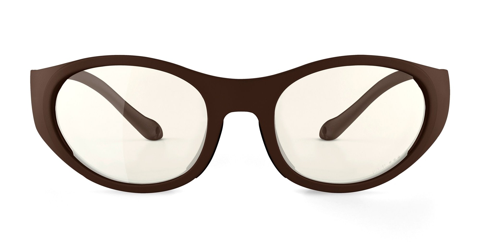  VZUM F-LENS ROCKET - Tr90 - shape Oval - brown - EYEWEAR - SUNGLASSES - Unisex,Uomo,Donna,Women,Men - lens Grey - Made In Italy