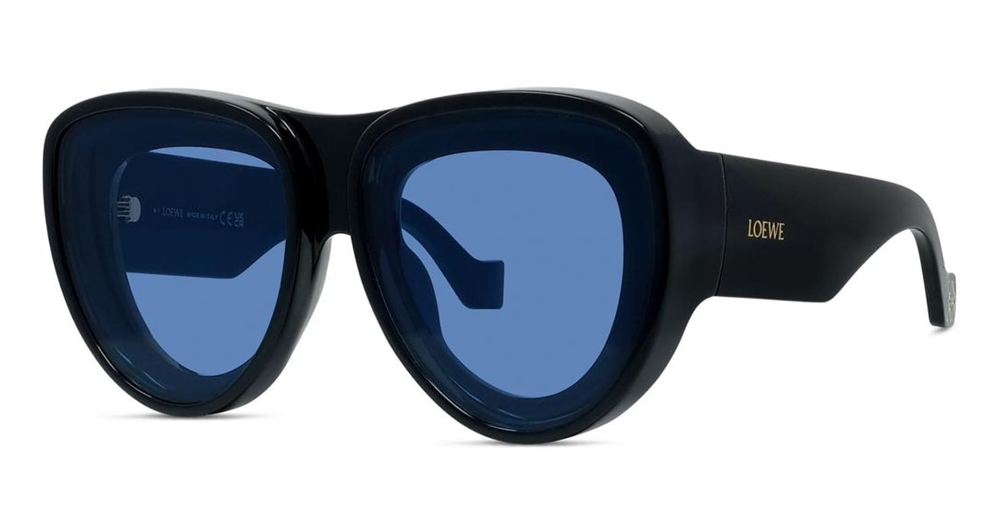 Ottica Mondello Roma - Loewe - LW40170U6101V - SIGNATURE LW40170U - BLACK - Injected Nylon - shape Pilot - Black - EYEWEAR - SUNGLASSES - Donna,Women - lens Blue - Made In Italy