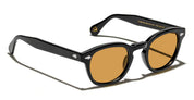 Ottica Mondello Roma - Moscot - OR-LMB2-S46240200-TW - LEMTOSH (46) - BLACK / CUSTOM AMBER LENS - Acetate - shape Classic - Black - EYEWEAR - SUNGLASSES - Unisex,Uomo,Donna,Women,Men - lens Brown - Made In China
