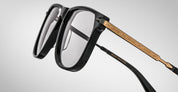 Ottica Mondello Roma - Jacques Marie Mage - JMMKDRX-88 - KIRKLAND - BLACK RX - acetate, titanium  - shape Navigator - Black - EYEWEAR - EYEGLASSES - Uomo,Men - lens Clear - Made In Japan