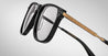 Ottica Mondello Roma - Jacques Marie Mage - JMMKDRX-88 - KIRKLAND - BLACK RX - acetate, titanium  - shape Navigator - Black - EYEWEAR - EYEGLASSES - Uomo,Men - lens Clear - Made In Japan