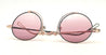 Ottica Mondello Roma - Matsuda - 10601H.SG.RG.MBK45 - 10601H - ROSE GOLD / MATTE BLACK - Titanium - shape Round - rose gold - EYEWEAR - SUNGLASSES - Uomo,Men - lens Gradient pink - Made In Japan