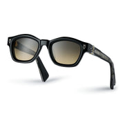 Ottica Mondello Roma - T HENRI - AUASH - AURELIA - SHADOWN II - Acetate - shape Squared - Black - EYEWEAR - SUNGLASSES - Unisex,Uomo,Donna,Women,Men - lens gradient yellow - Made In Japan
