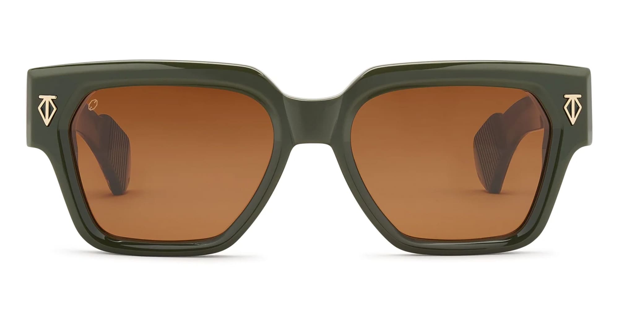 Ottica Mondello Roma - T HENRI - SMR - SIAN - BRIGADE - Acetate - shape  - green - EYEWEAR - SUNGLASSES - Uomo,Men - lens bronze - Made In Japan