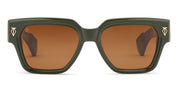 Ottica Mondello Roma - T HENRI - SMR - SIAN - BRIGADE - Acetate - shape  - green - EYEWEAR - SUNGLASSES - Uomo,Men - lens bronze - Made In Japan