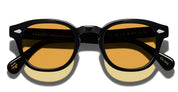 Ottica Mondello Roma - Moscot - OR-LMB2-S46240200-TW - LEMTOSH (46) - BLACK / CUSTOM AMBER LENS - Acetate - shape Classic - Black - EYEWEAR - SUNGLASSES - Unisex,Uomo,Donna,Women,Men - lens Brown - Made In China
