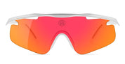 Ottica Mondello Roma - Alba Optics - 8050054518756 - MANTRA - WHITE / VZUM F-LENS FIRE - Tr90 - shape Mask - White - EYEWEAR - SUNGLASSES - Unisex,Uomo,Donna,Women,Men - lens red - Made In Italy