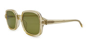 Ottica Mondello Roma - Julius Tart - JTPL-036R-2B-GN-30 - T-SQUARE - CHAMPAGNE / GREEN LENS - Acetate - shape Squared - Champagne - EYEWEAR - SUNGLASSES - Unisex,Uomo,Donna,Women,Men - lens Green - Made In Japan