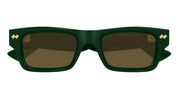 Ottica Mondello Roma - Bottega Veneta - BV1351S-005 - BV1351S-005 - GREEN - Acetate - shape  - green - EYEWEAR - SUNGLASSES - Unisex,Uomo,Donna,Women,Men - lens  - Made In Japan