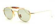 Ottica Mondello Roma - Jacques Marie Mage - JMMDS-18F - DASAN - GENEVA - Titanium - shape Aviator - Gold - EYEWEAR - SUNGLASSES - Unisex,Uomo,Donna,Women,Men - lens light bottle green - Made In Japan