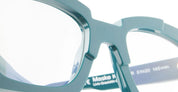 Ottica Mondello Roma - Kuboraum - KRO0K5TGR00000OP - MASK K5 - TEAL GREEN RX  - Acetate - shape Squared - green - EYEWEAR - EYEGLASSES - Donna,Women - lens Clear - Made In Italy