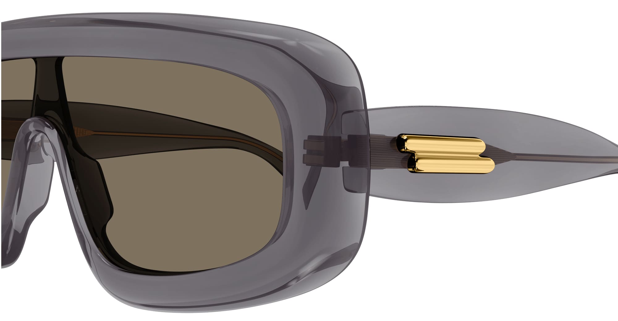 Ottica Mondello Roma - Bottega Veneta - BV1281S-003 - BV1281S-003 - GREY - Acetate - shape  - grey - EYEWEAR - SUNGLASSES - Unisex,Uomo,Donna,Women,Men - lens  - Made In Japan