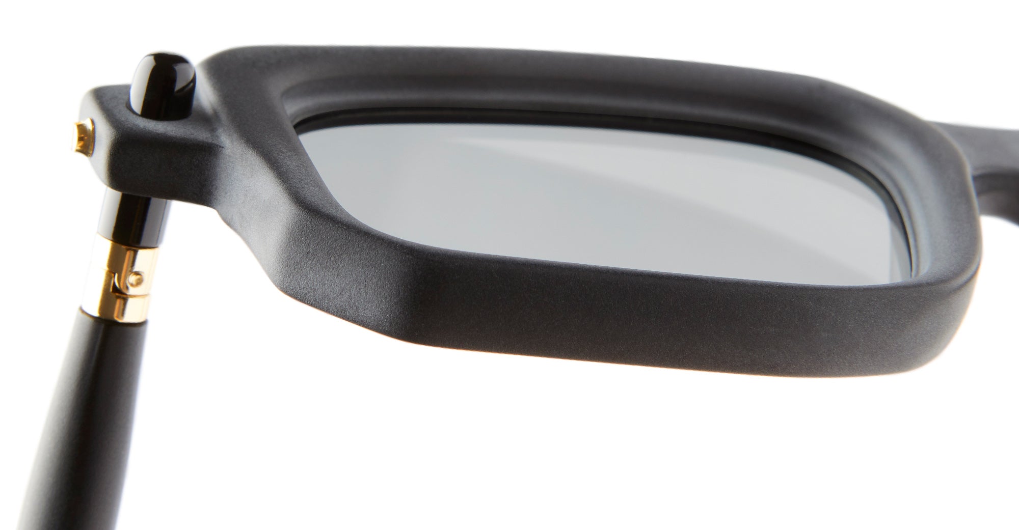Ottica Mondello Roma - Kuboraum - KRSP23BM0000002F - MASK P23 - BLACK MATT - Acetate - shape Rectangular - Black - EYEWEAR - SUNGLASSES - Unisex,Uomo,Donna,Women,Men - lens light grey - Made In Italy