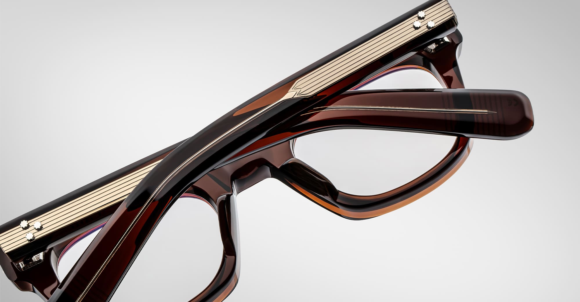 Ottica Mondello Roma - Jacques Marie Mage - JMMODRX-13W - GODARD - ZOLTAR RX - Acetate - shape Squared - brown - EYEWEAR - EYEGLASSES - Unisex,Uomo,Donna,Women,Men - lens Clear - Made In Japan