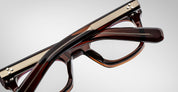 Ottica Mondello Roma - Jacques Marie Mage - JMMODRX-13W - GODARD - ZOLTAR RX - Acetate - shape Squared - brown - EYEWEAR - EYEGLASSES - Unisex,Uomo,Donna,Women,Men - lens Clear - Made In Japan