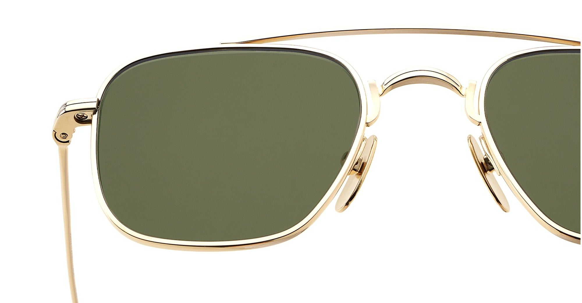 Ottica Mondello Roma - Thom Browne - UES907A-G0001-711-50 - SQUARED AVIATOR - GOLD - Titanium - shape  - Gold - EYEWEAR - SUNGLASSES - Unisex,Uomo,Donna,Women,Men - lens  - Made In Japan
